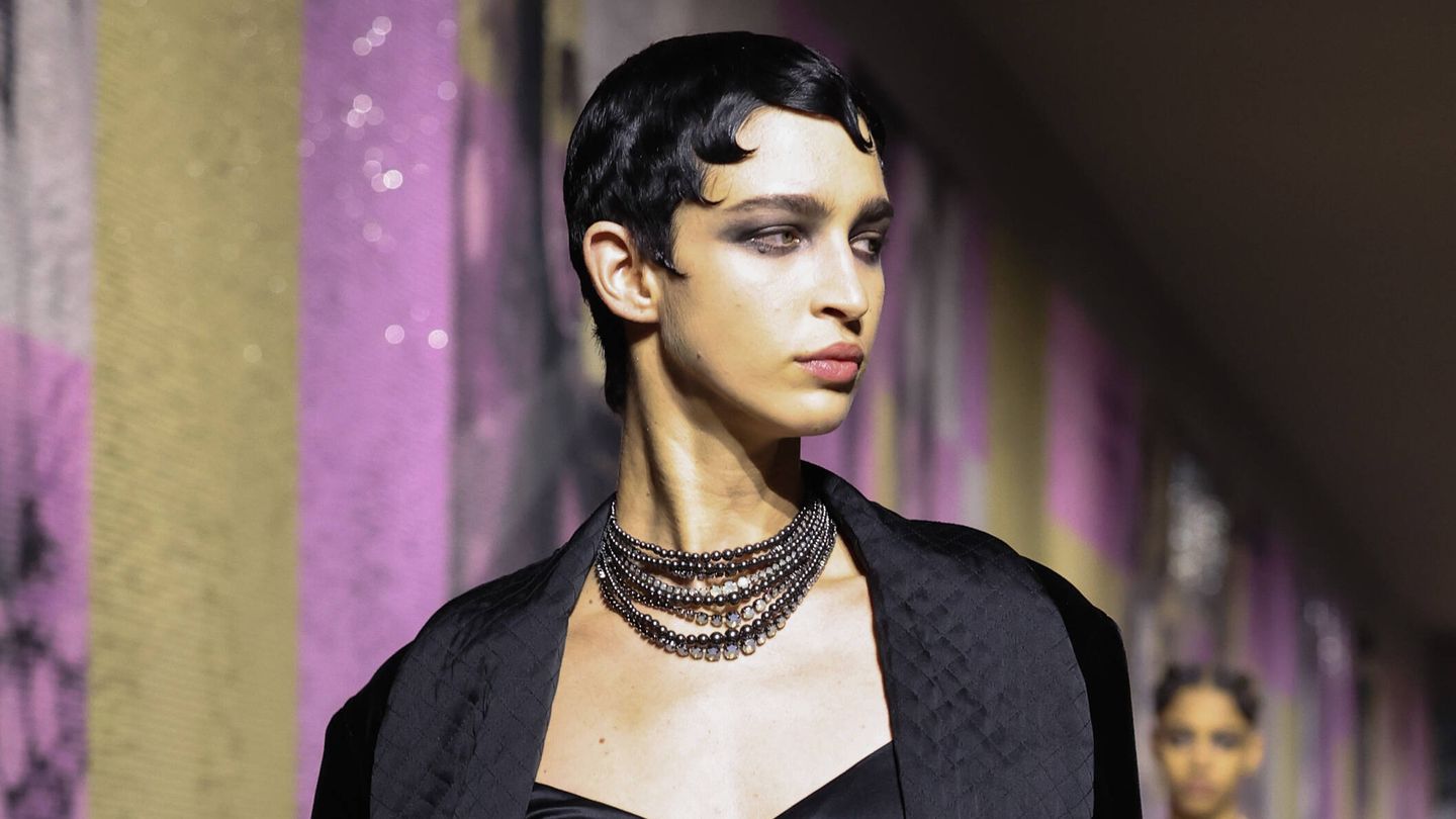 La piel transparente en uno de los desfiles de Dior. (Launchemtrics Spotlight)