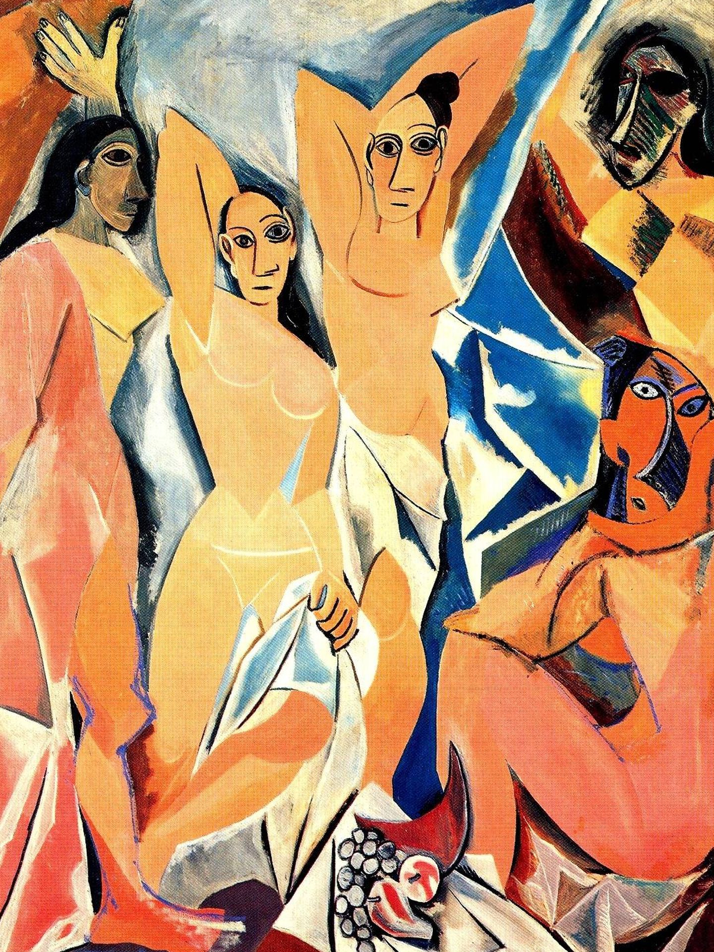 'Las señoritas de Avignon', Picasso (1907).