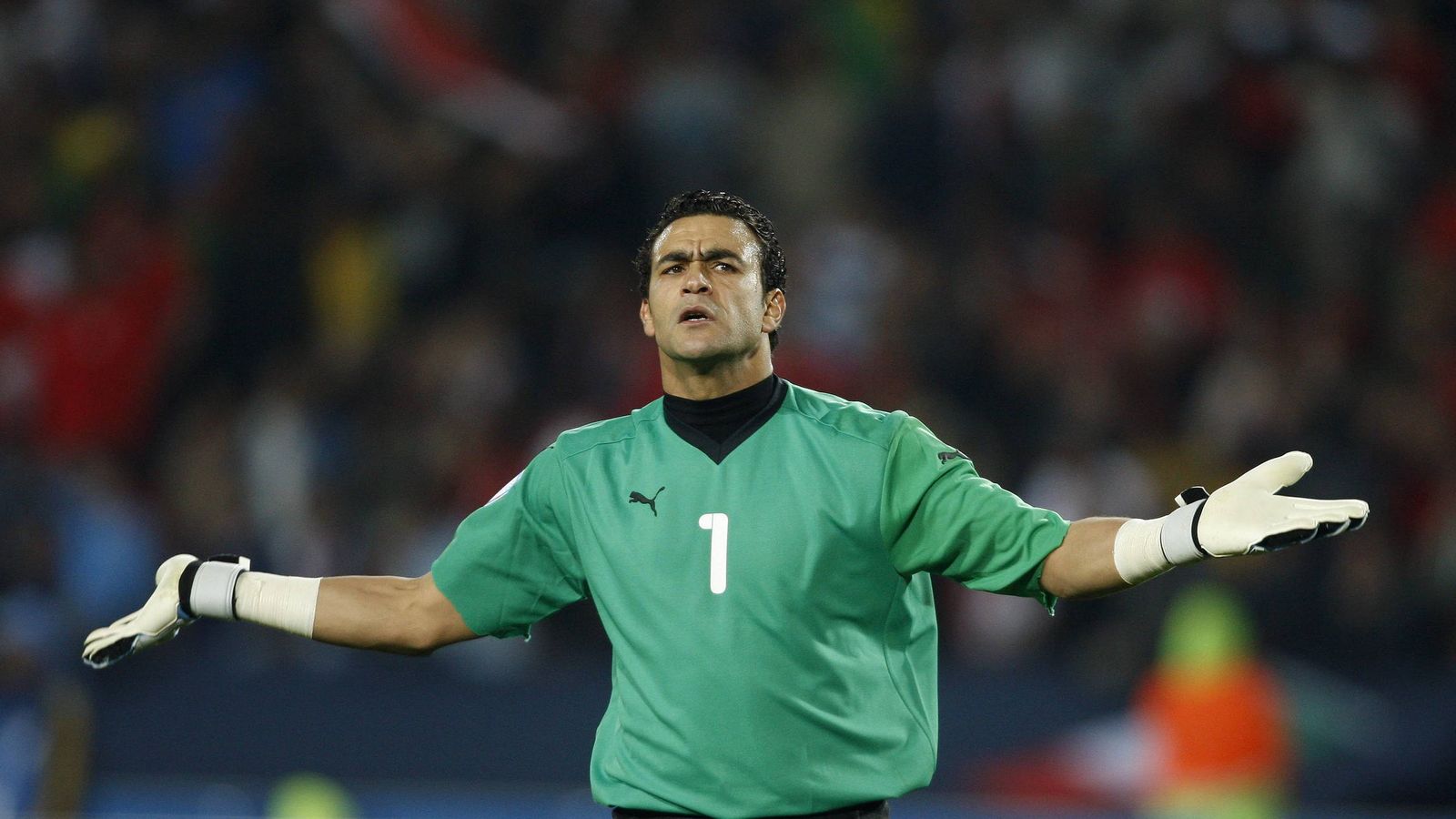 Foto: En la imagen, El Hadary, guardameta de la selección de Egipto (EFE)