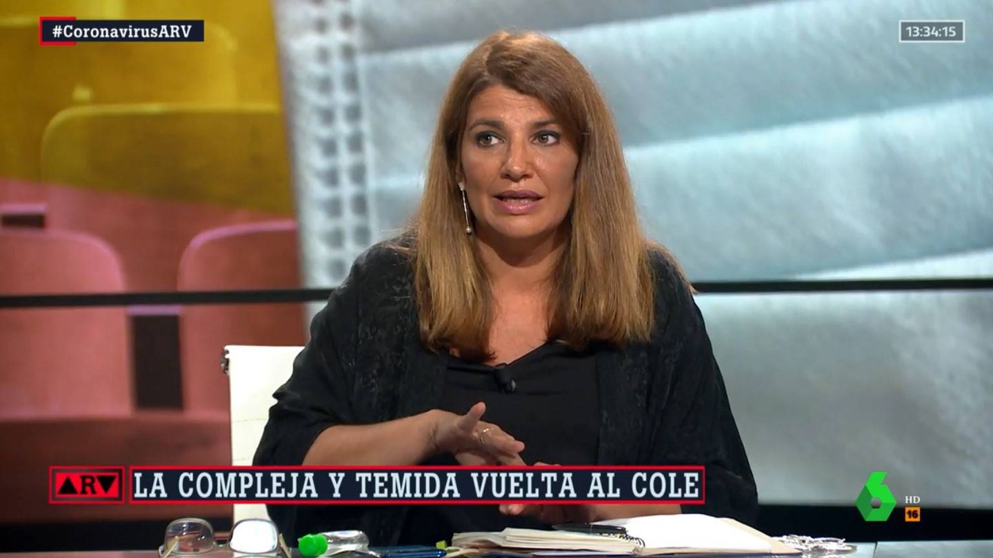 María Claver, en 'Al rojo vivo'. (Atresmedia)