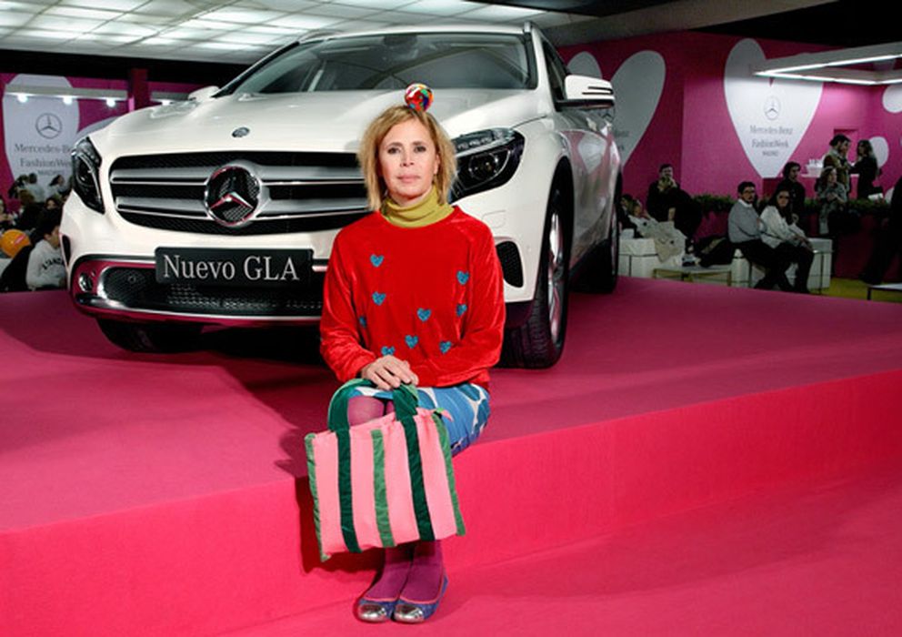 Foto: Ágatha Ruíz de la Prada, en la Mercedes- Benz Fashion Week