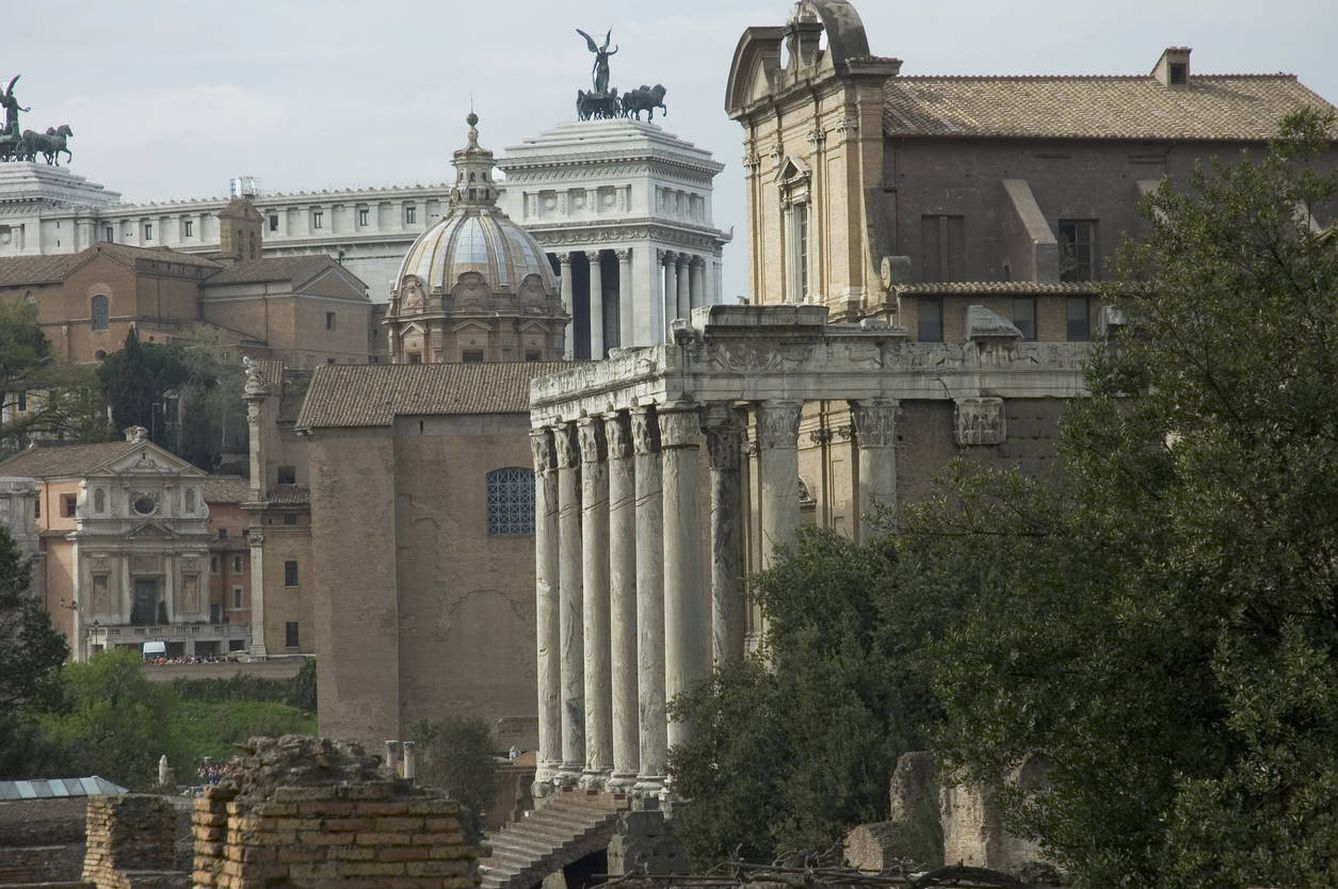 La Roma antigua y moderna. (iStock)