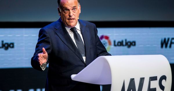 Foto: El presidente de La Liga, Javier Tebas. (EFE)