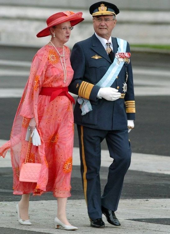 Margarita de Dinamarca, en la boda de los Príncipes de Asturias. (EFE)