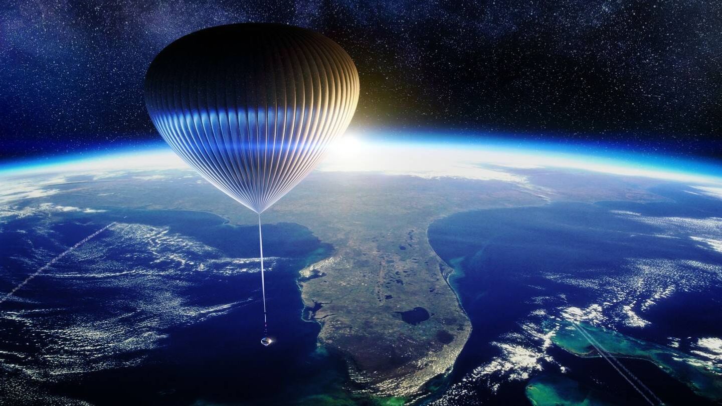 El globo es tan grande como un estadio de fútbol. (Space Perspective)