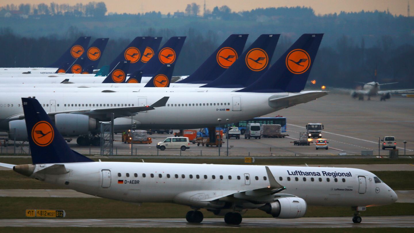 Aviones de la aerolínea alemana Lufthansa (Reuters)