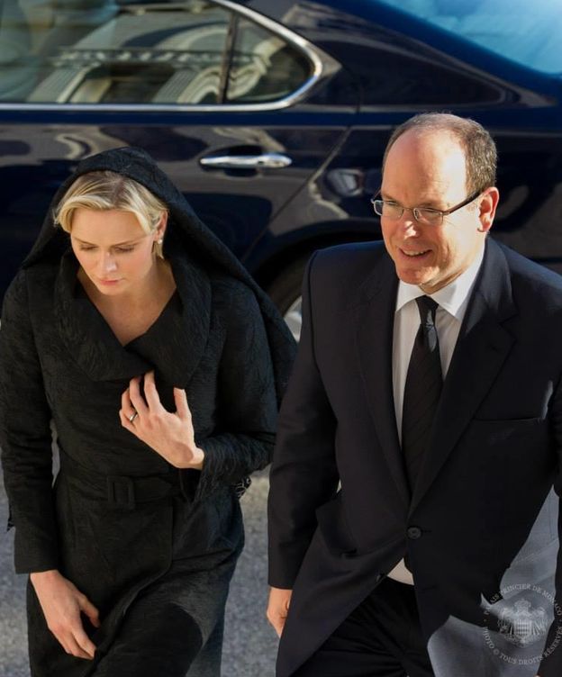 Foto: Alberto y Charlène de Mónaco asisten al funeral en honor a Rainiero (Foto: G. Luci et F. Nebinger/Palais Princier de Monaco)