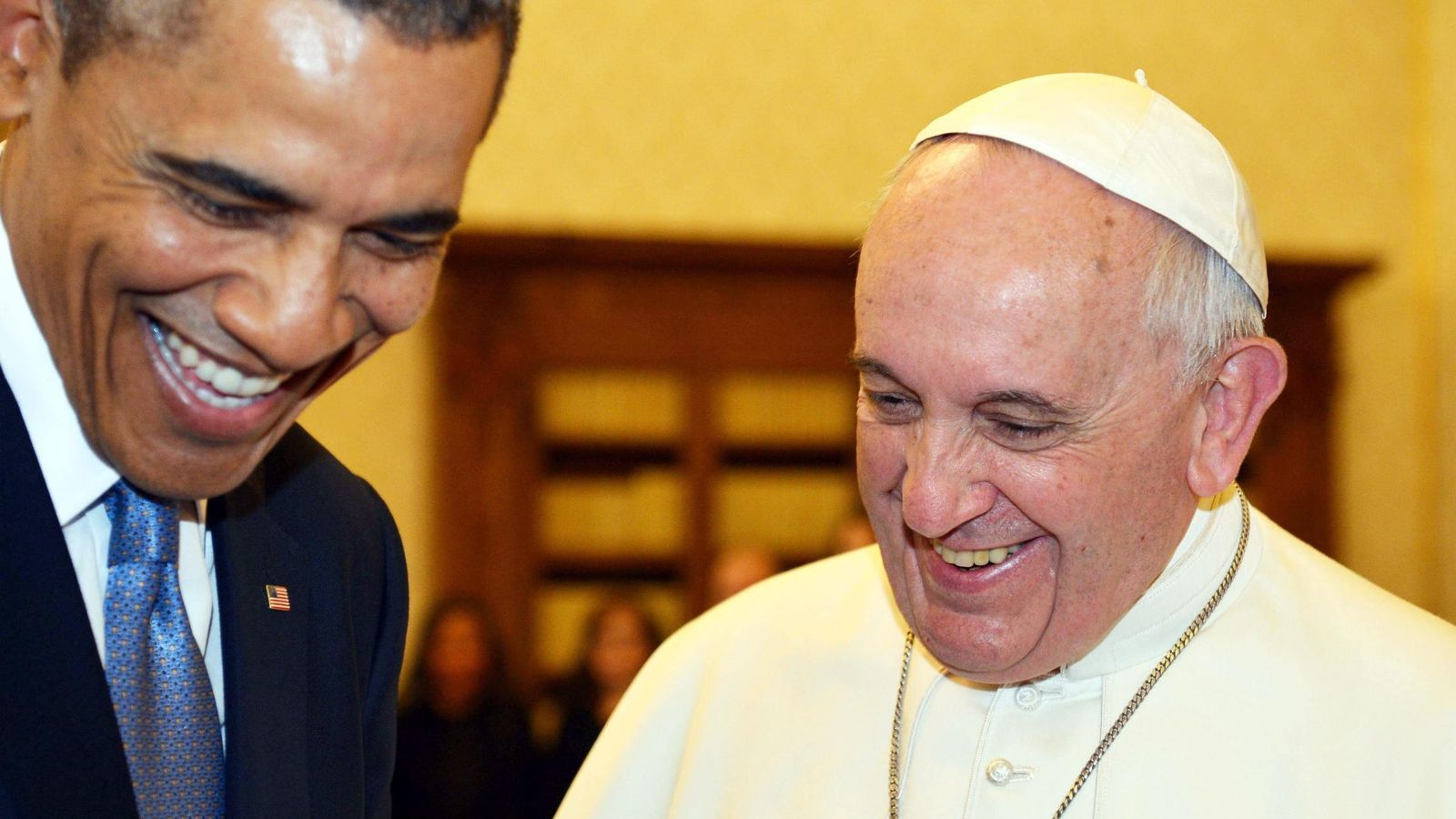 Foto: El presidente estadounidense, Barack Obama, y el Papa Francisco en marzo de 2014. (Efe)