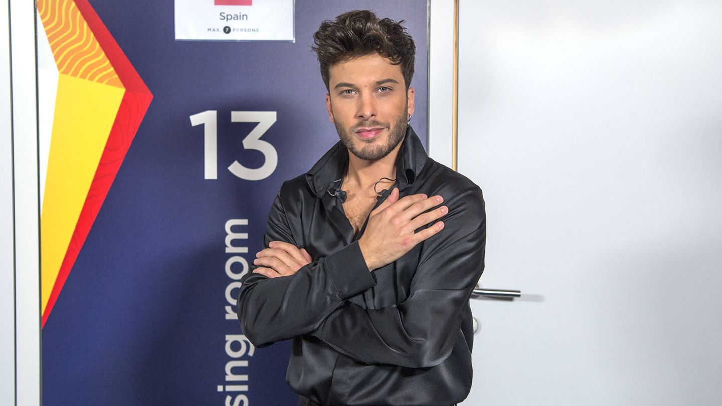 Blas Cantó, tras actuar en Eurovisión 2021. (Raúl Tejedor, RTVE)