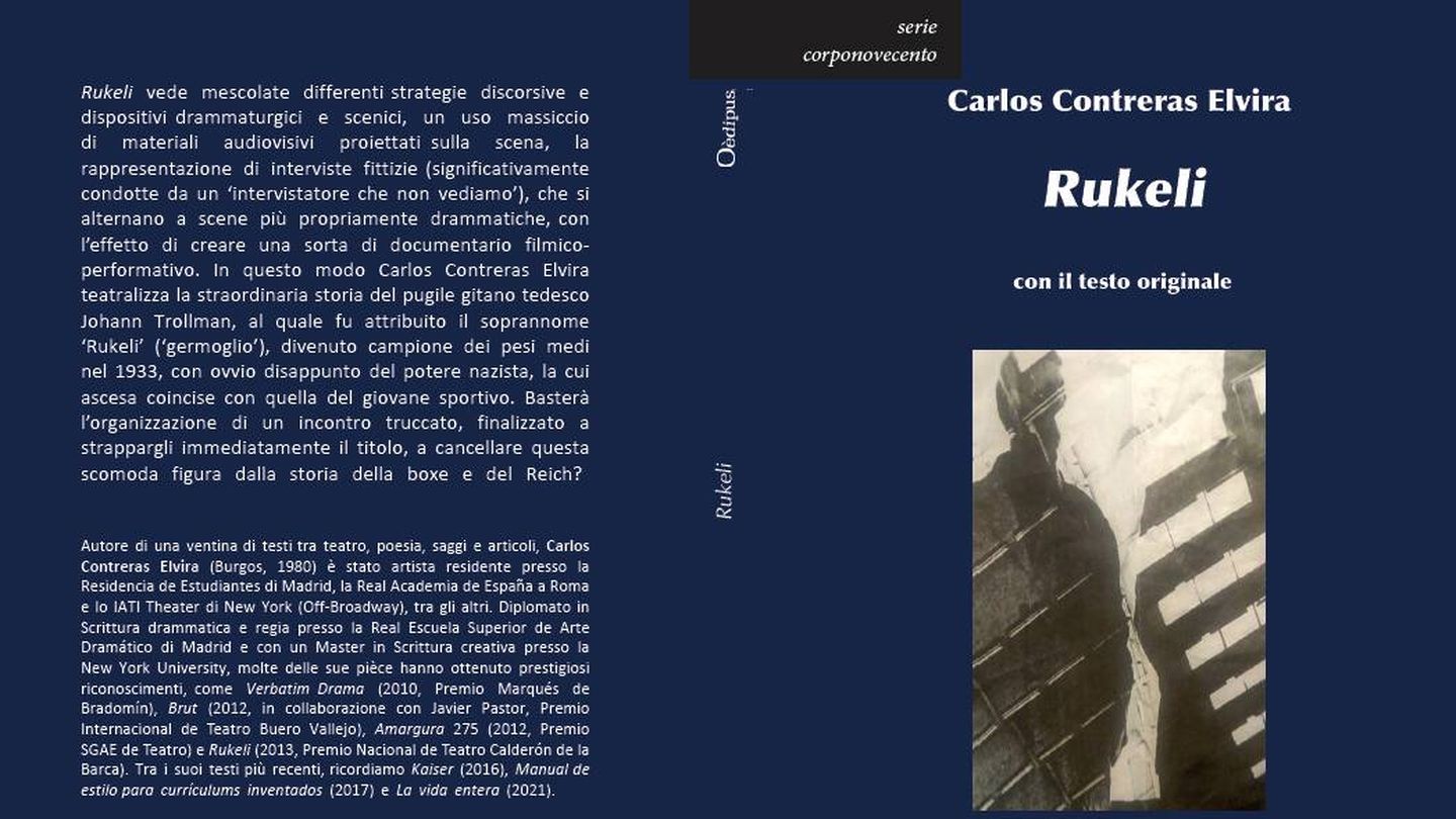 Traducción en italiano del libro sobre Rukeli. (Carlo Contreras Elvira)