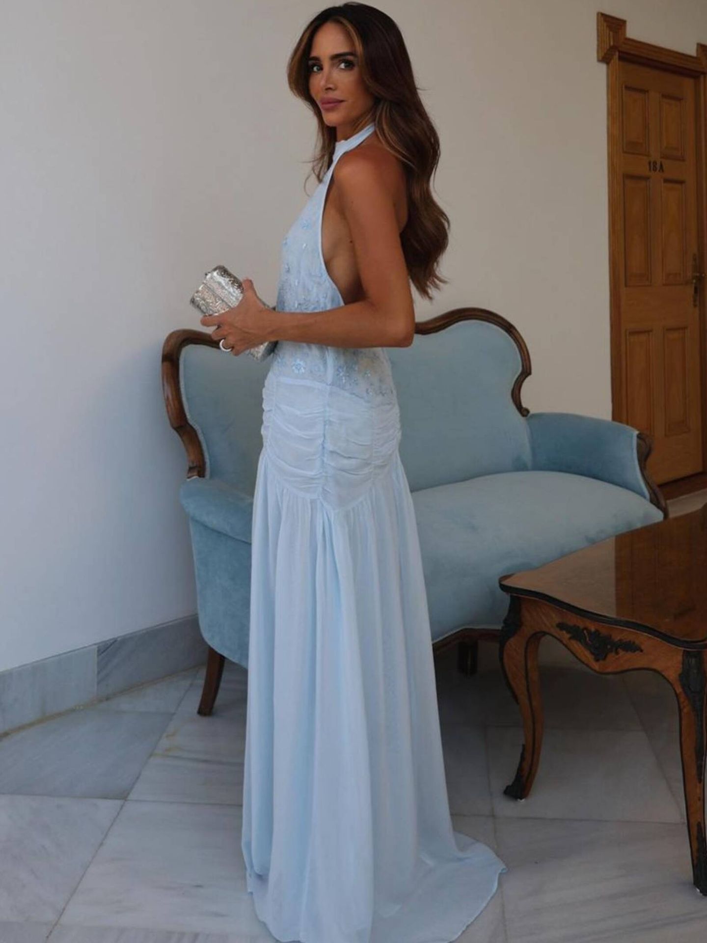 Rocío Osorno, con el vestido de Zara que la convierte en una princesa. (Instagram/@rocio0osorno)