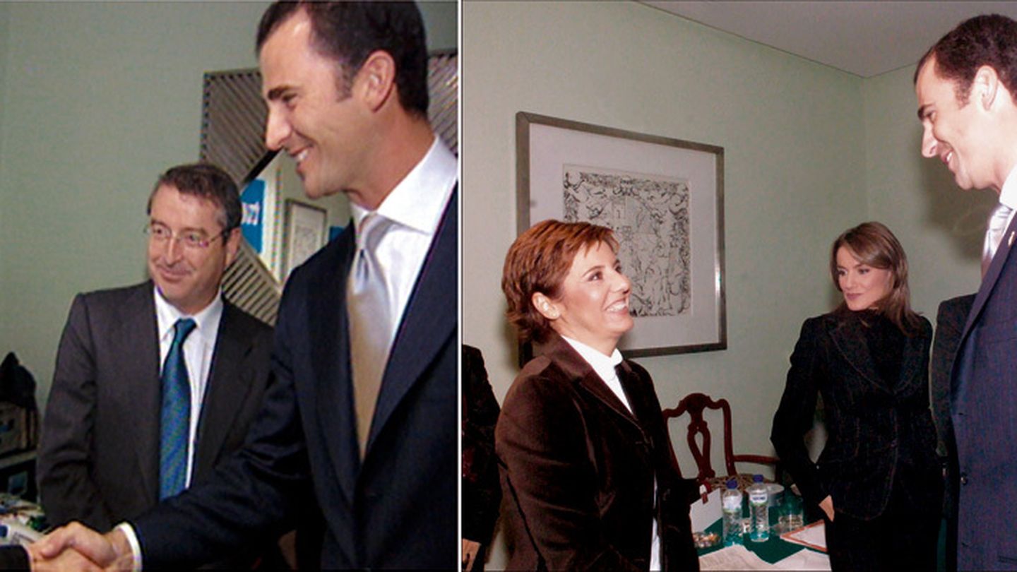 La primera imagen de los Príncipes de Asturias juntos en 2003 (I.C.)