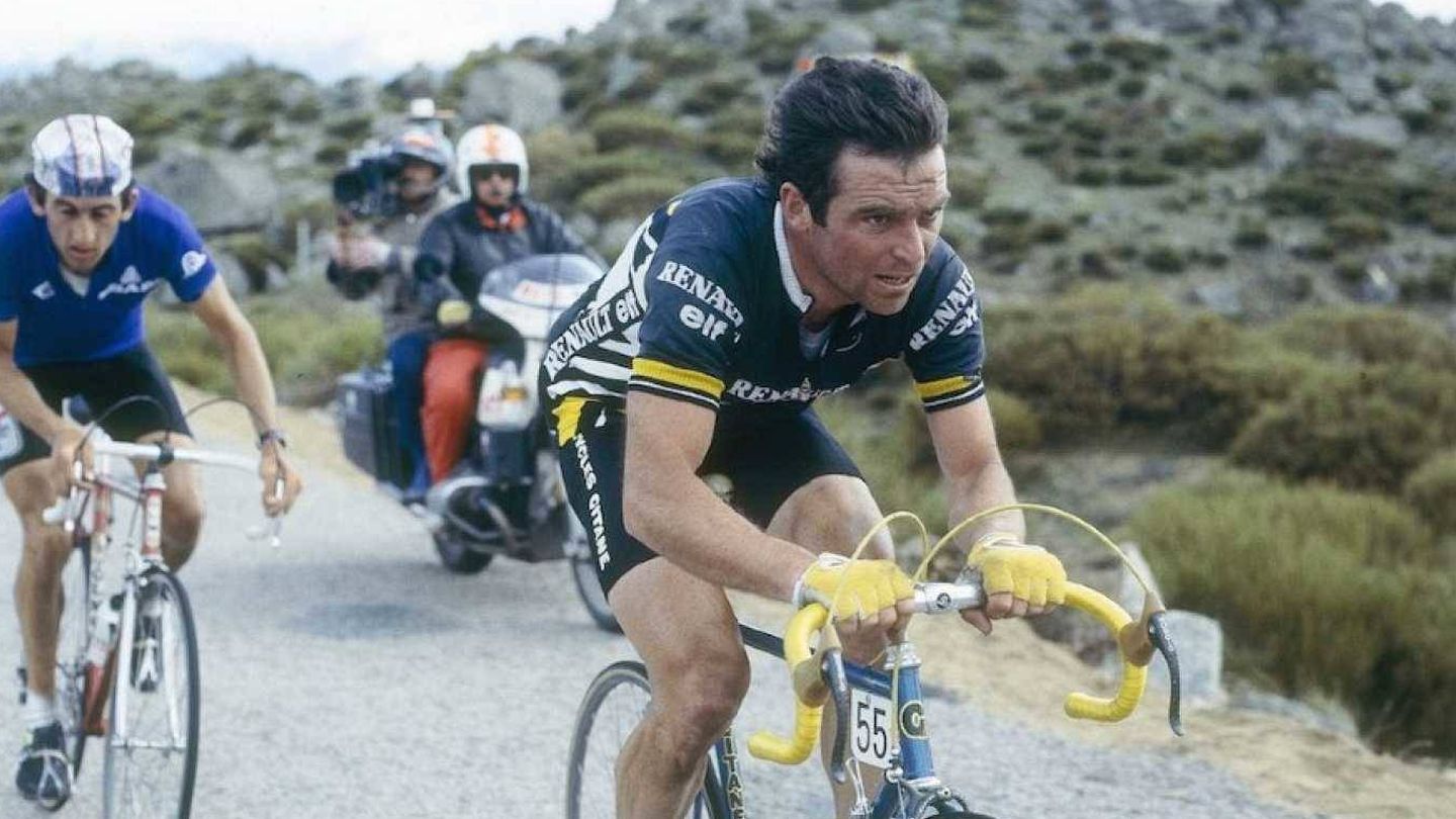 Bernard Hinault en la Vuelta de 1983. (Archivo)