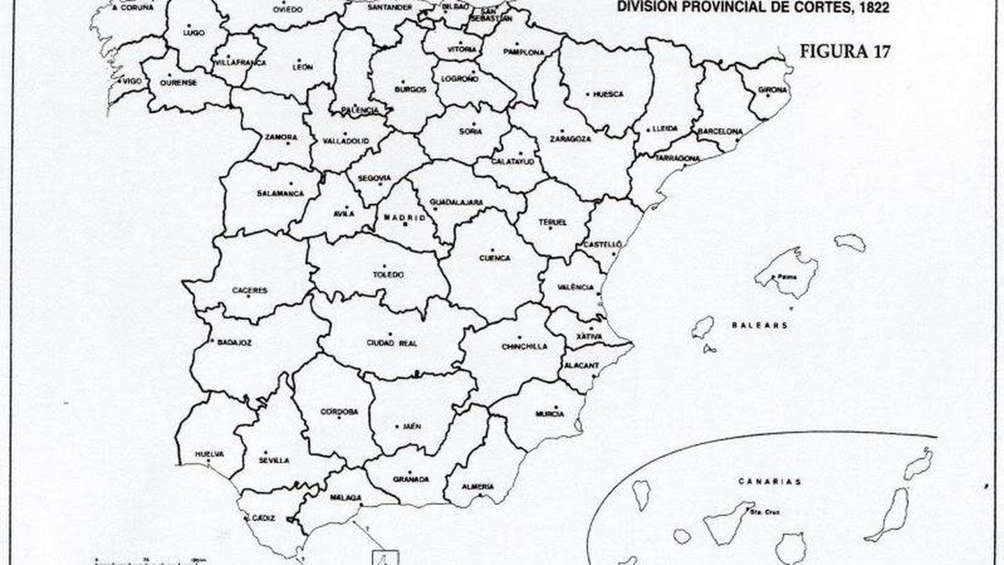 'Geografía política de la España constitucional. La división provincial' (J. Burgueño, 1996)