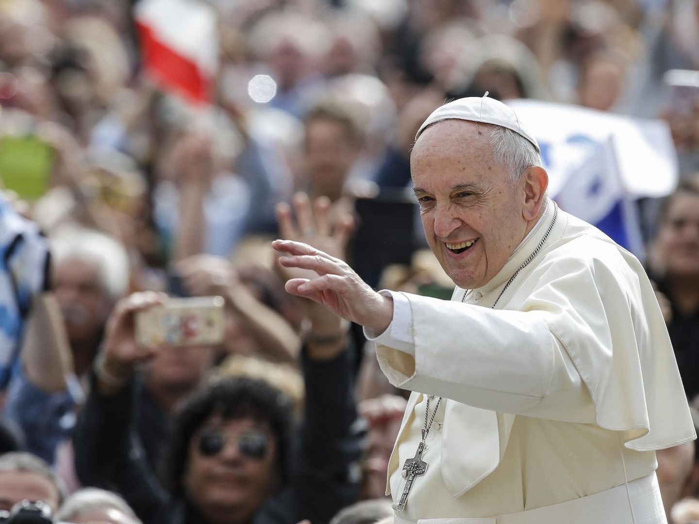 El Papa Francisco en un acto en El Vaticano. (EFE)