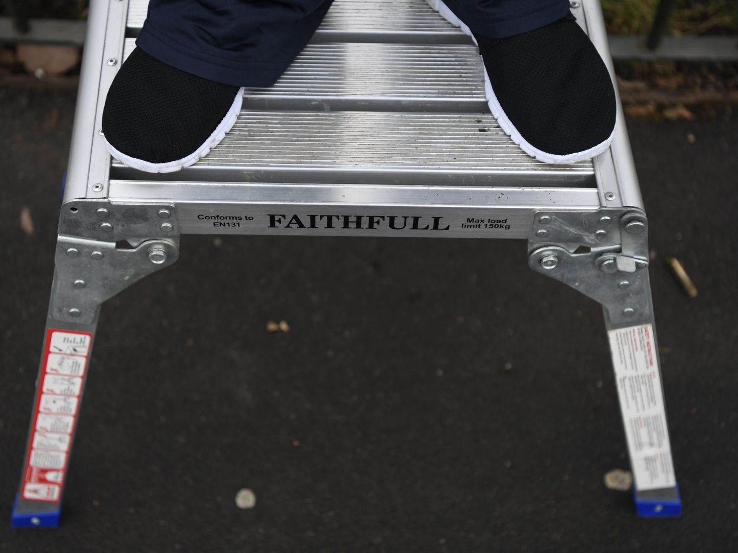Una persona sobre una plataforma en la Speakers' Corner de Hyde Park. (EFE)