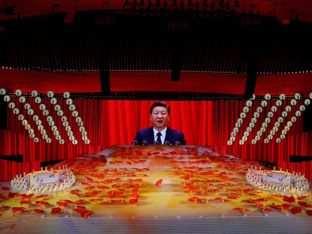 Foto: Un 'show' conmemorando el 100 aniversario de la fundación del Partido Comunista Chino. (Reuters)