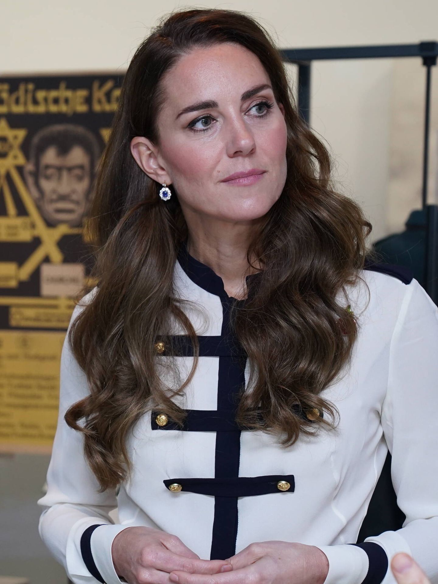 Kate Middleton siempre ha lucido cortes de pelo rectos, potenciando aún más el volumen de su melena. (Getty Images/WPA Pool/Arthur Edwards)
