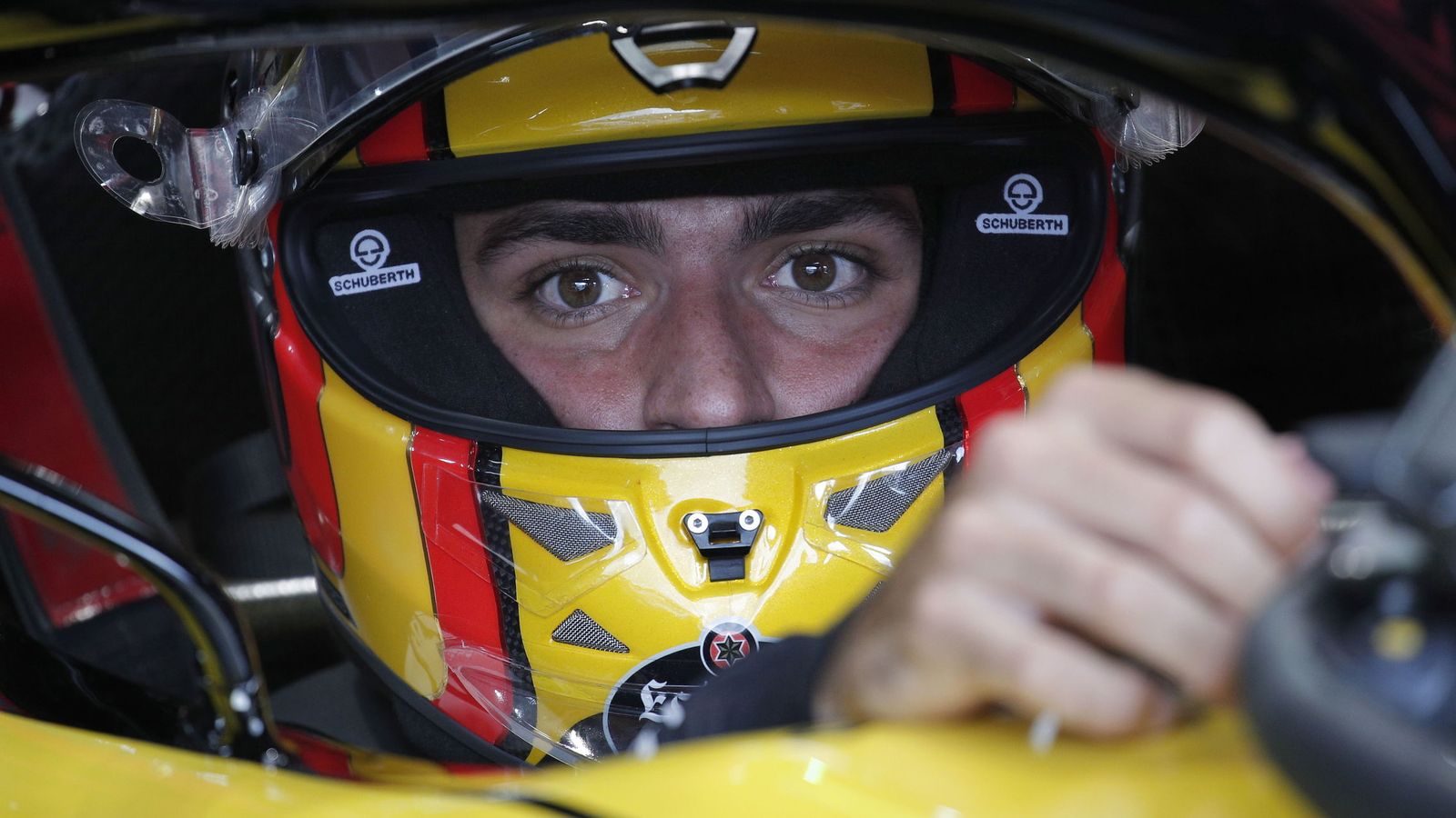 Foto: Sainz se encontró muy cómodo al volante de su RS18 y tiene muy buenas sensaciones este fin de semana. (EFE)