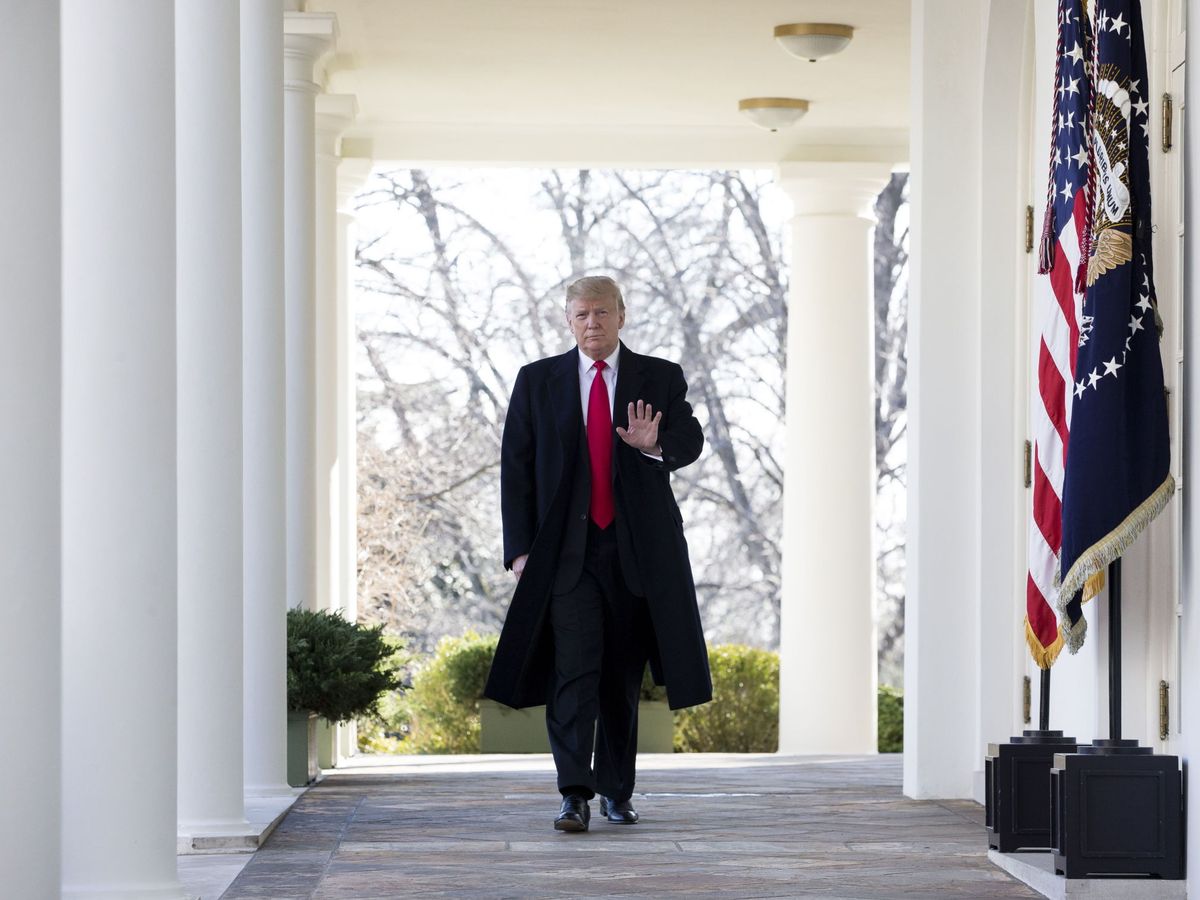 Foto: Donald Trump en la Casa Blanca. (EFE)