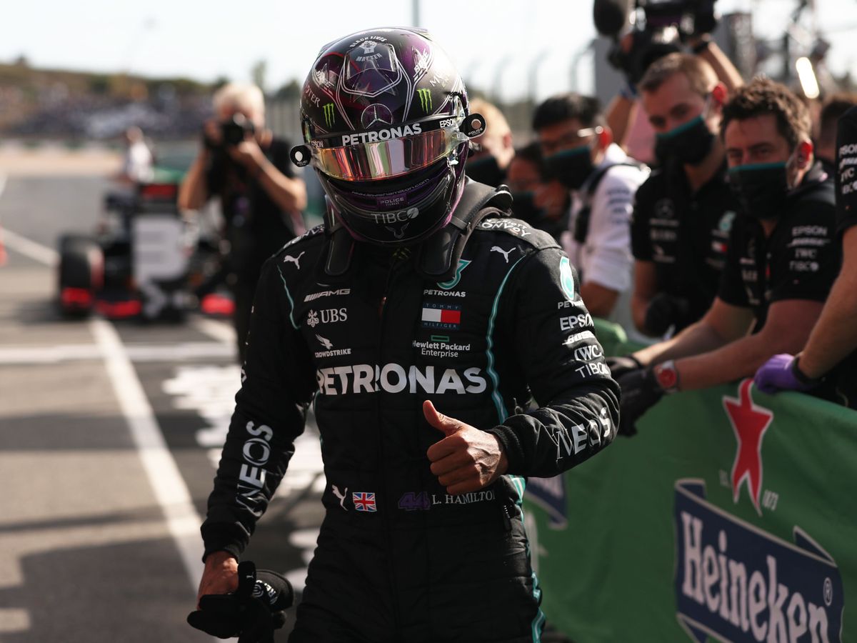 Foto: Hamilton logró la 97º pole de su carrera. (Reuters)