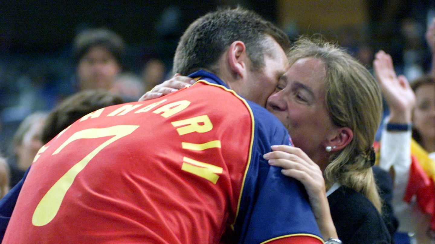 Iñaki besando a Cristina en los Juegos Olímpicos de Sídney. (Korpa)
