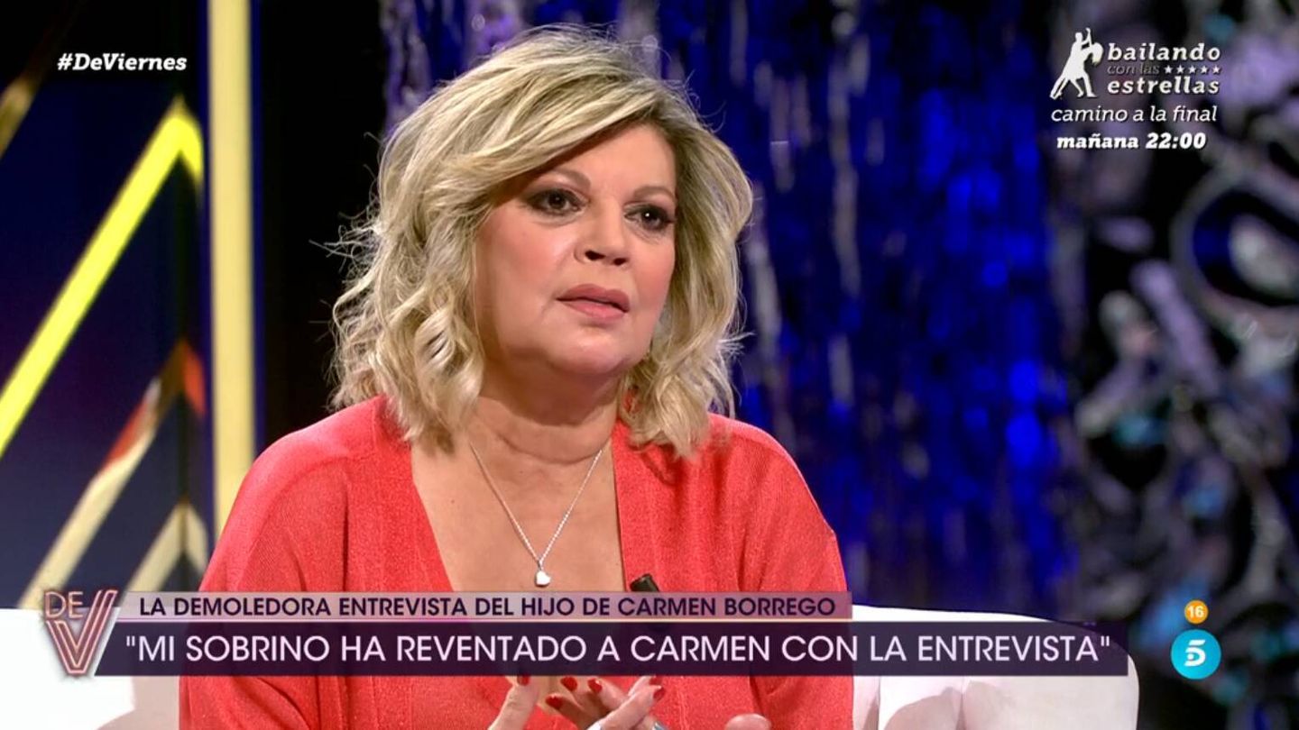 Terelu Campos revela un mensaje de Carmen Borrego en '¡De viernes!'. (Mediaset)