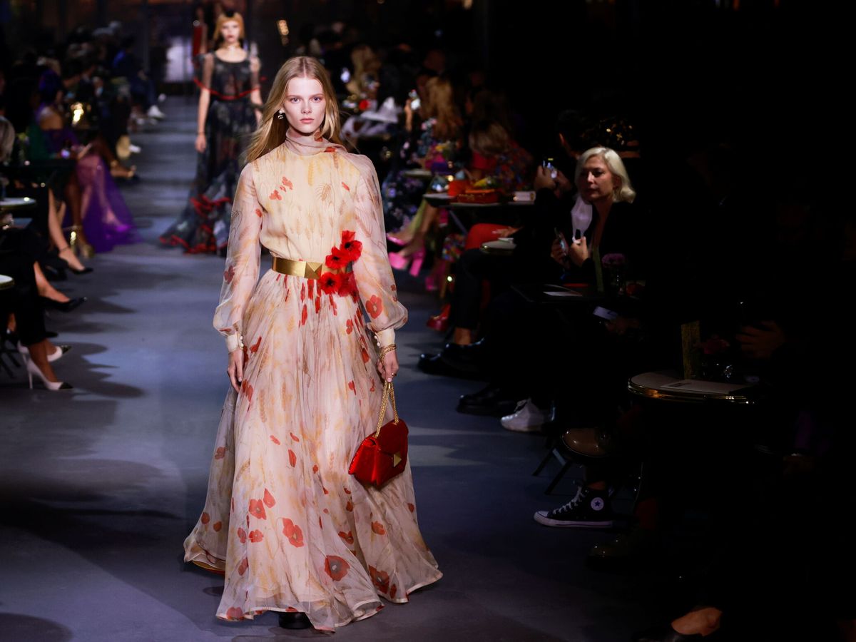 Foto: Desfile de Valentino en la semana de la moda de París. (Reuters)