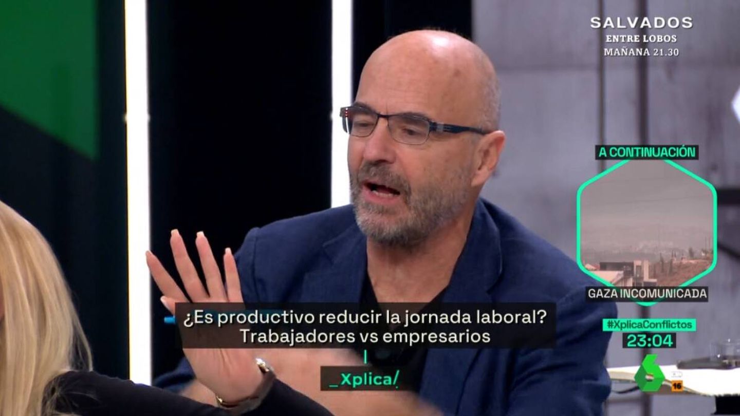 El economista Javier Díaz-Giménez en 'La Sexta Xplica'. (Atresmedia)