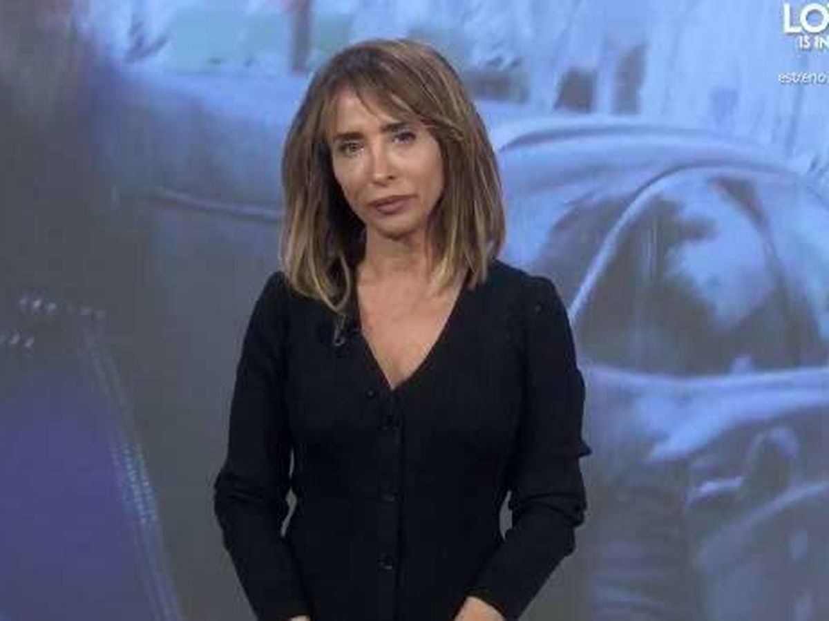 Foto: María Patiño, en 'Socialité'. (Telecinco)