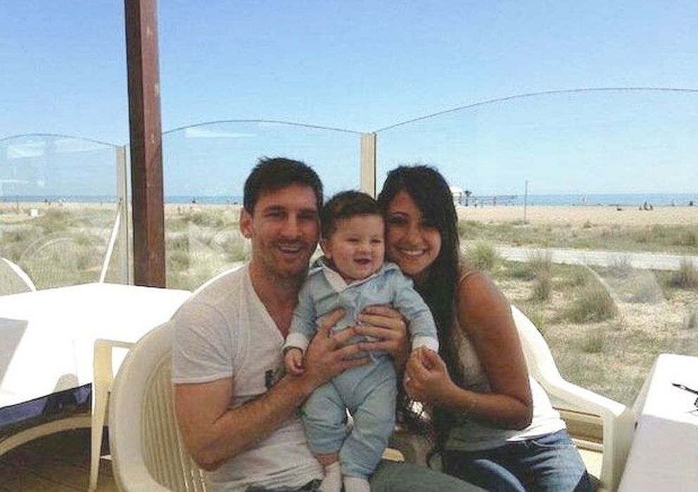 Foto: Imagen de la familia Messi que el jugador colgó en una red social