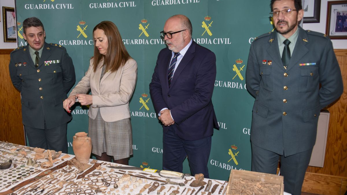 Detenido en Soria un expoliador con más de mil piezas arqueológicas en su poder