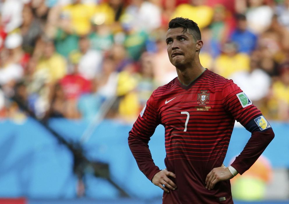 Foto: Cristiano Ronaldo durante un partido del Mundial de Brasil (Reuters)