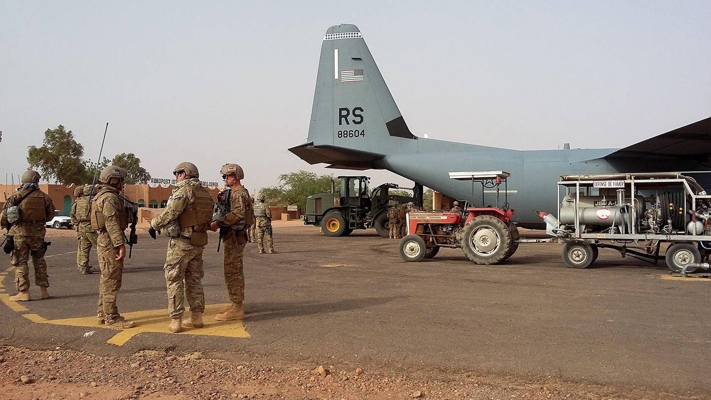 Preparativos para la base estadounidense de drones en Agadez. (Fuerza Aérea de EEUU)