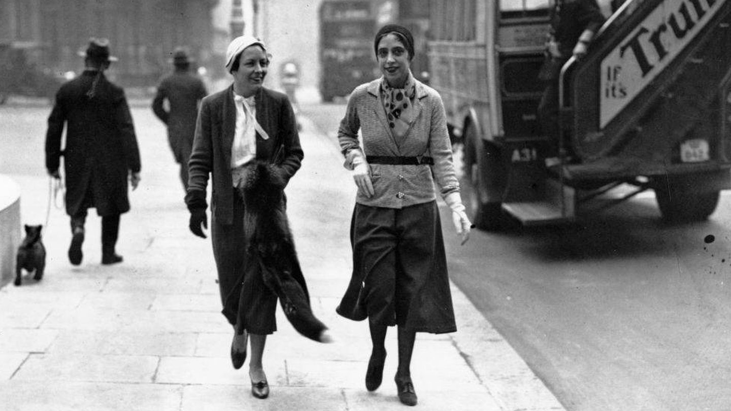  Elsa Schiaparelli, creadora de la falda pantalón en los años 30. (Getty)