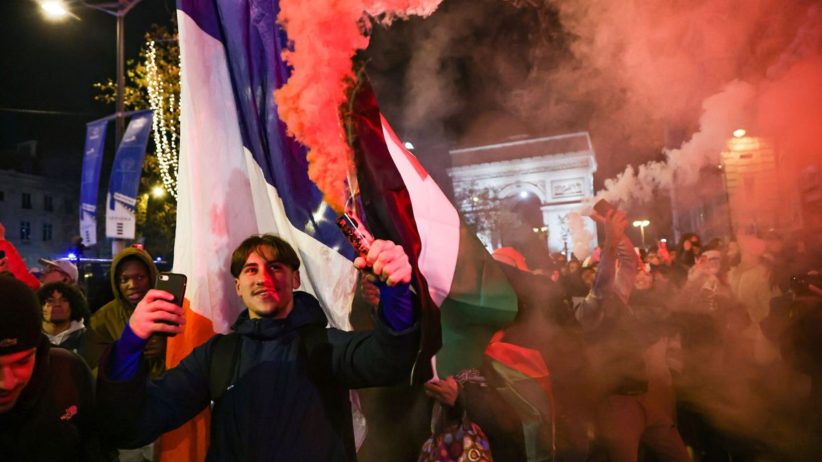 "¡Estamos en la final!": noche de fiesta en Francia con incidentes aislados