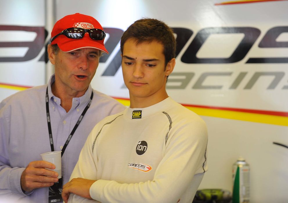 Foto: Álex Palou junto a Luis Pérez (ex-piloto de F1 y antiguo jefe de HRT)