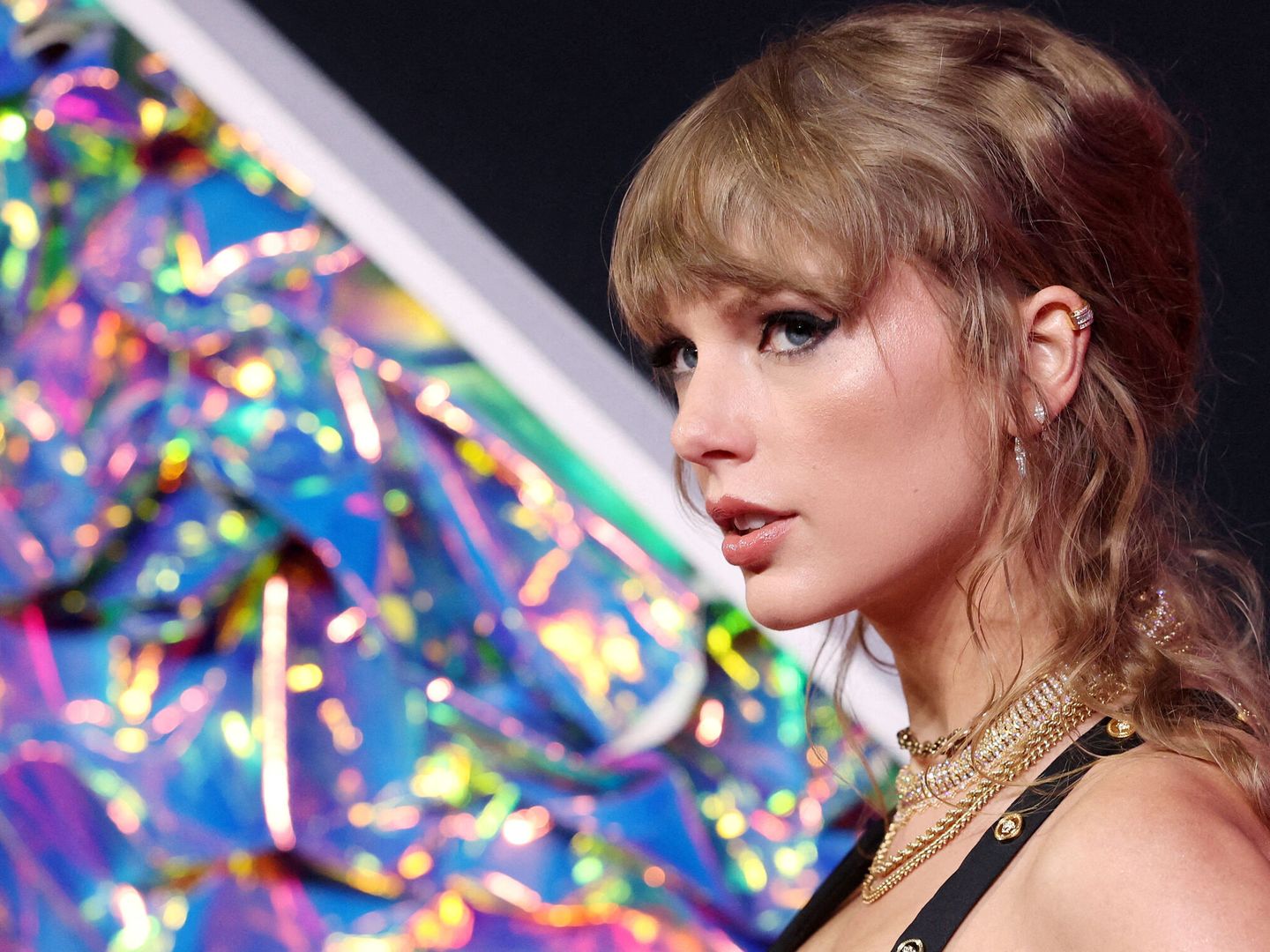 Taylor Swift, en septiembre pasado en la gala de los premios MTV Vídeo Música 2023. (Reuters/Andrew Kelly)