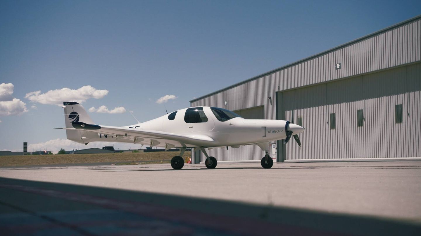 La compañía estima que el eFlyer 2 tiene una autonomía de dos horas. (Bye Aerospace)