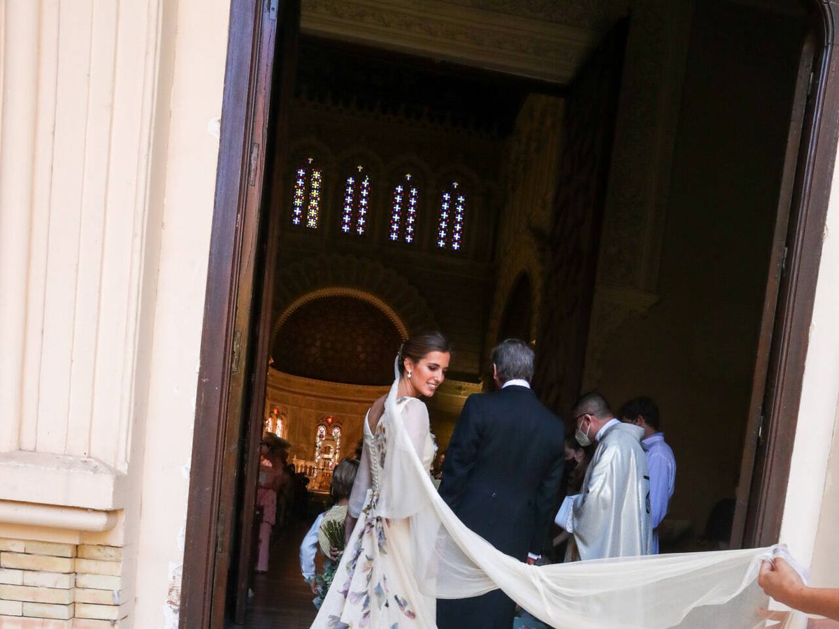 Foto: María Corsini en su boda. (Gtres)