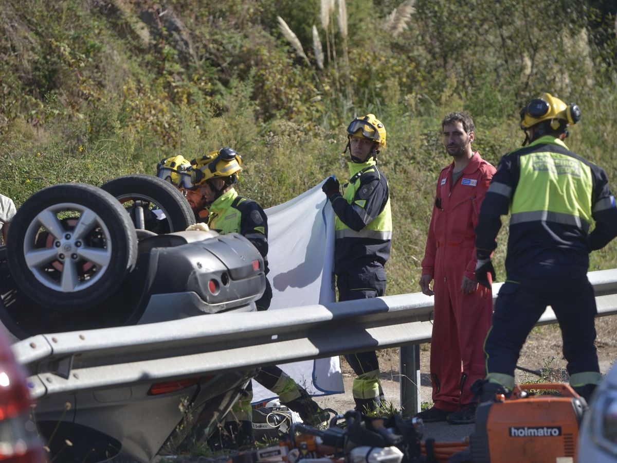 Foto: Imagen de archivo de un accidente de tráfico. (Europa Press)