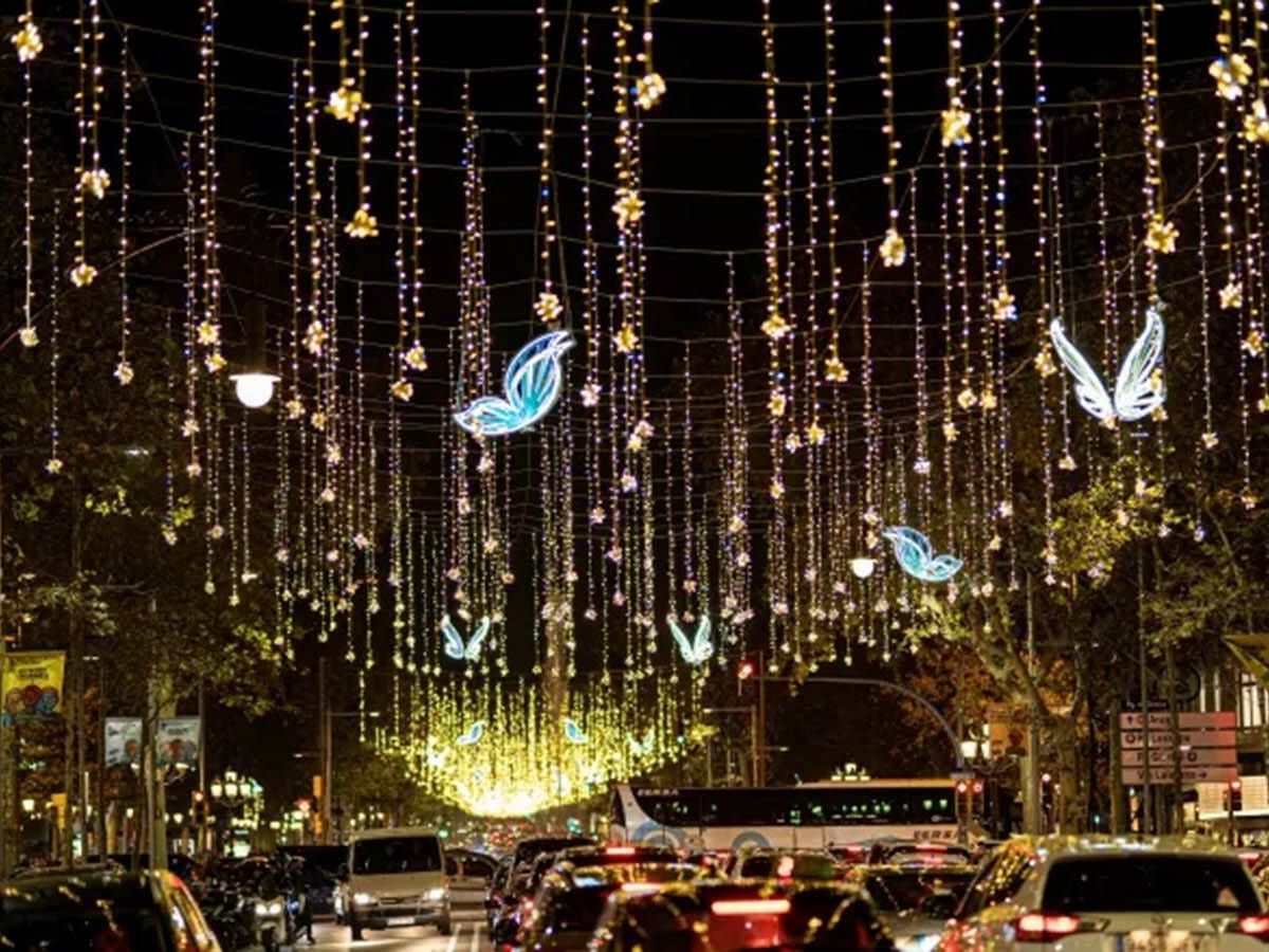 Foto: Las luces de Navidad de Barcelona.