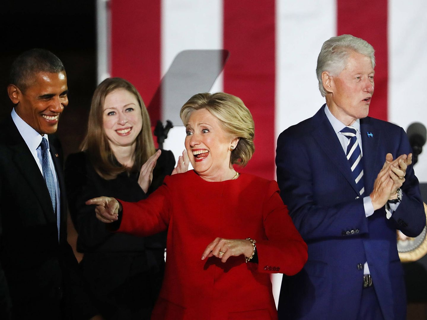 Chelsea hizo campaña por su madre, Hillary Clinton. (Getty)