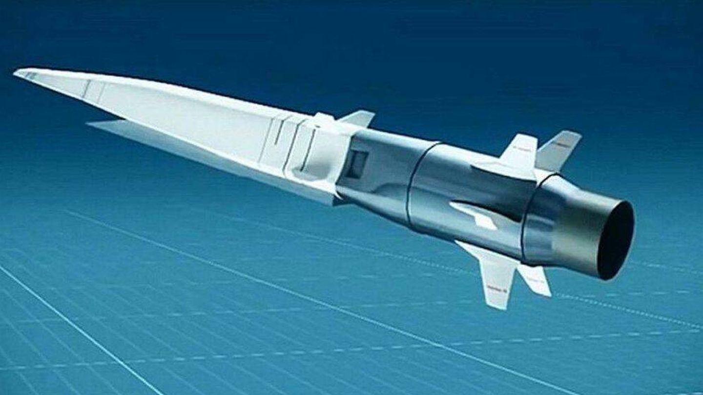 Rendering del misil hipersónico ruso