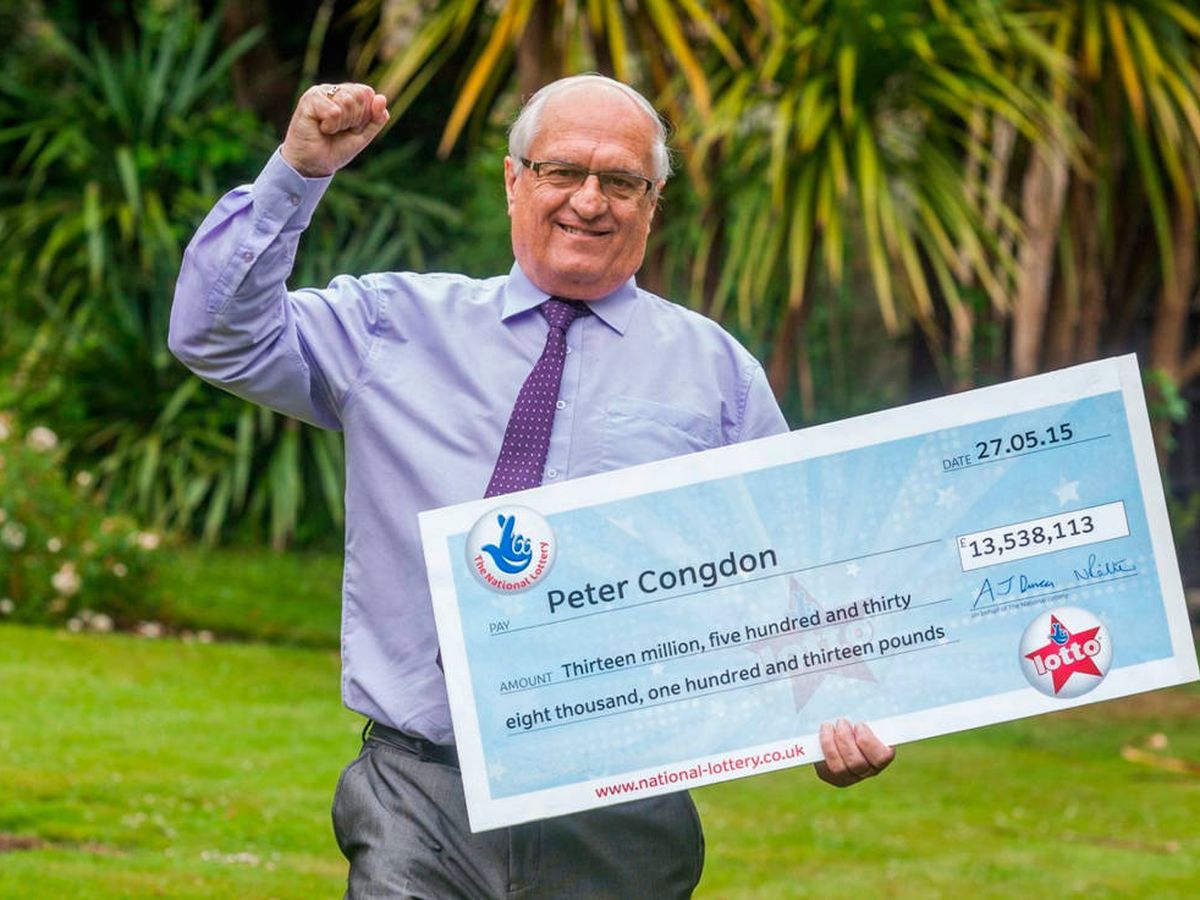 Foto: Peter Congdon tiene hoy 73 años, pero ganó la lotería en 2015 a los 68 (National Lottery)