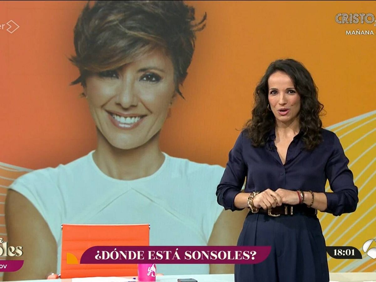 Foto: Rebeca Haro, sustituta de Ónega en 'Y ahora, Sonsoles'. (Antena 3)