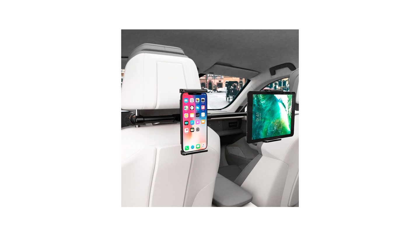 Entretenimiento en tus viajes con estos soportes de tablet para los  asientos del coche