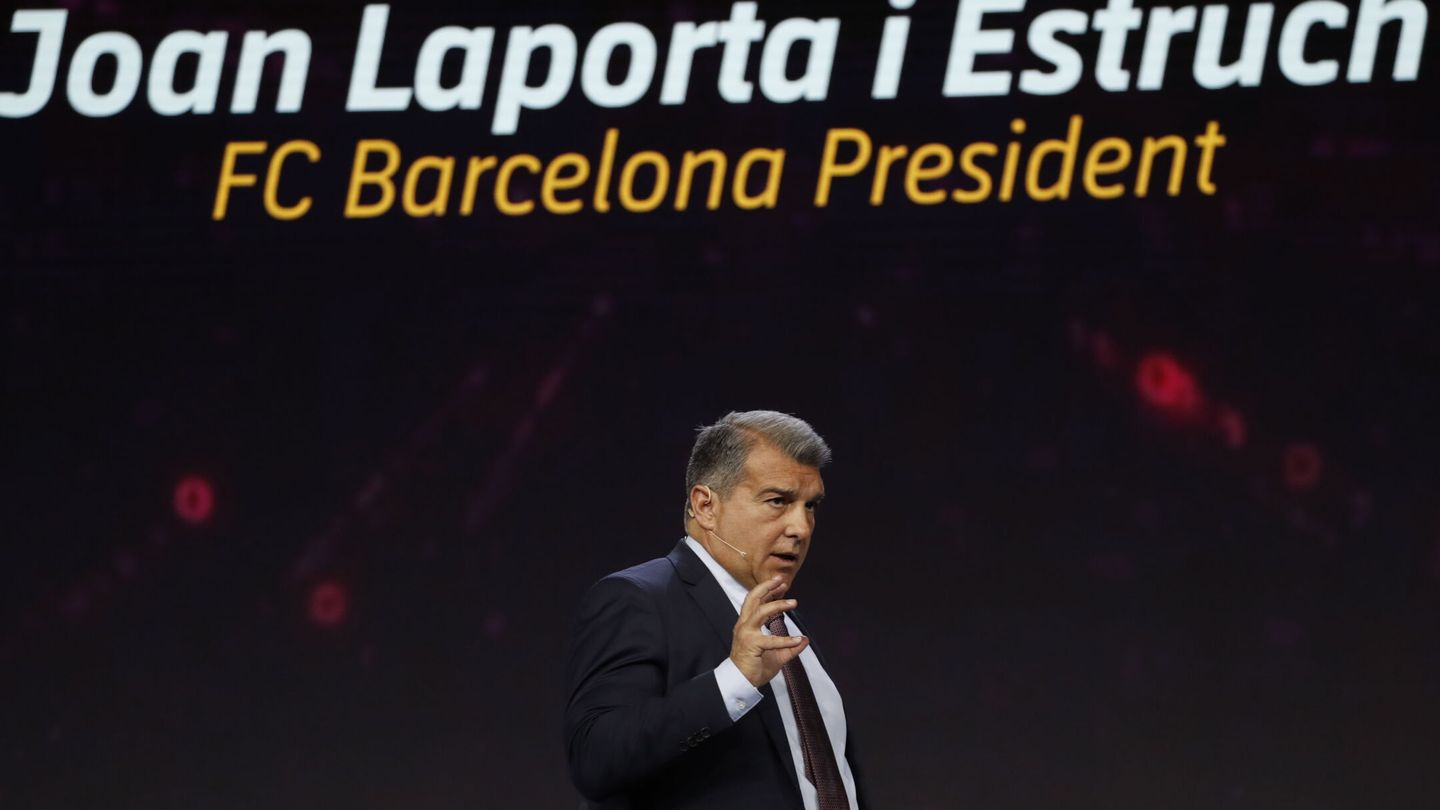 Joan Laporta, presidente del FC Barcelona. (EFE)