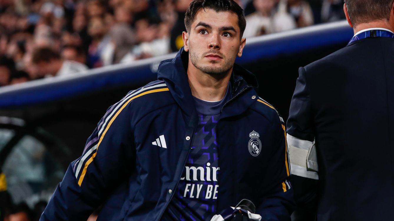 Foto: El jugador del Real Madrid Brahim Díaz esta temporada. (AFP7)