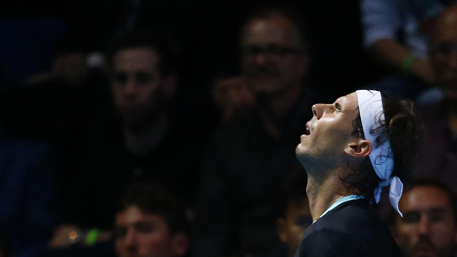 Foto: Rafa Nadal celebra, con alivio, su victoria ante Dimitrov (Reuters).
